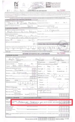 Caso Keyla Martínez: acta de defunción confirma asfixia por sofocación