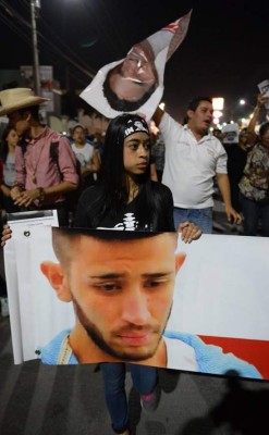 Segunda marcha nacional en Honduras en apoyo a Kevin Solórzano