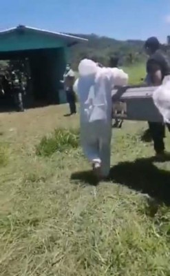 Entregan ataúd vacío a familiares en morgue del Hospital Escuela