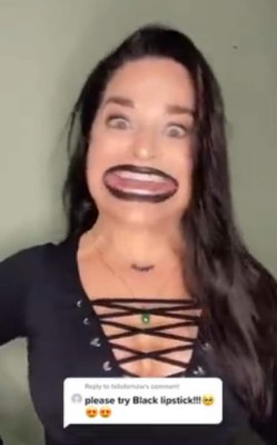 Así es Samantha Ramsdell, la mujer con la boca más grande del mundo