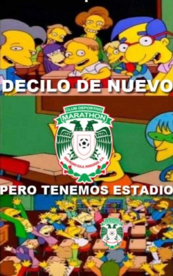 Con memes destrozan a Marathón tras caer en el clásico ante Real España