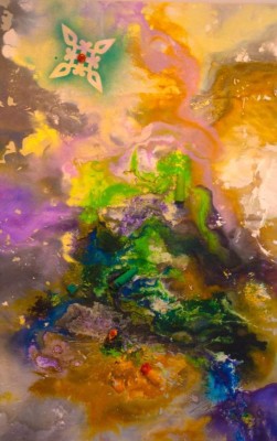 Color y textura en la obra de pintor Santos Arzú expuesta en EEUU