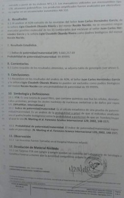 ADN confirma que bebé sí es de mujer que denunció intercambio