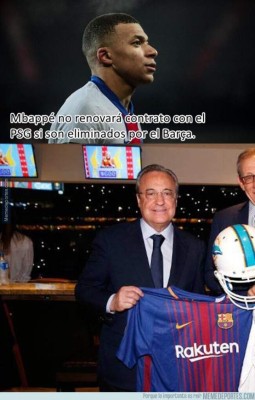 Los memes que dejó el partido entre Barcelona y PSG