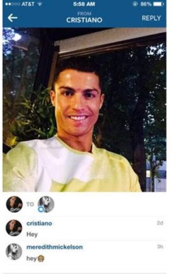 Cristiano Ronaldo tras la mira de una modelo de 16 años