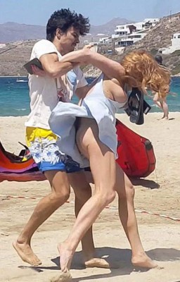 VIDEO: Así fue la fuerte sacudida que recibió Lindsay Lohan de su novio