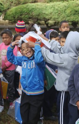 Soli-Diario llena de esperanza a los niños de la aldea La Sabana