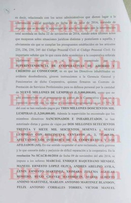 Honduras: Nueva decisión judicial respalda inhabilitación de cooperativistas
