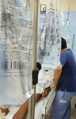 Tiroteo deja tres personas heridas en colonia Los Pinos de la capital