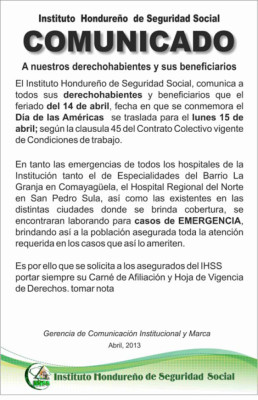 Dependencias públicas cerrarán mañana