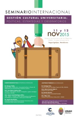 UNAH realizará Seminario en Gestión Cultural