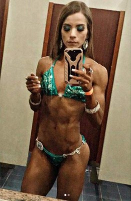 FOTOS: De palillona a campeona fisicoculturista, así es Jennifer Funes
