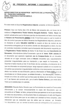 Espantosa corrupción en Instituto de la Propiedad