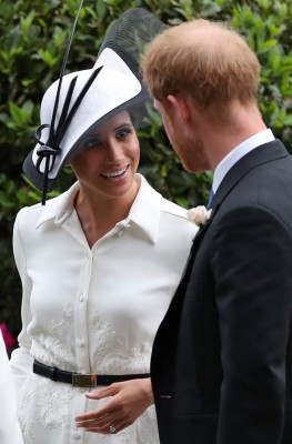 FOTOS: Meghan Markle luce espectacular vestido de Givenchy en su aparición en el Ascot