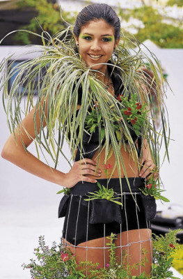 Un desfile de vestidos con vida