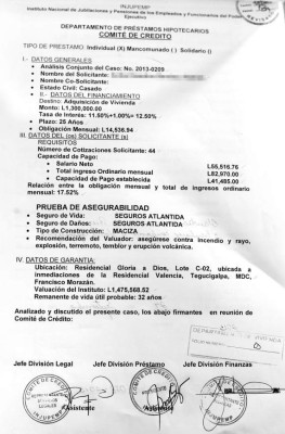Una docena de préstamos fueron dados con garantías subvaluadas