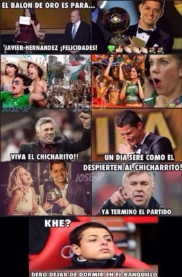 Memes del Chicharito por su regreso a las cachas