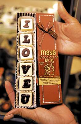 Exclusivas creaciones de chocolate