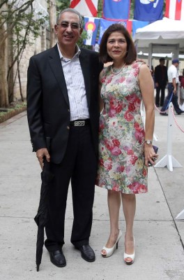 Cálida recepción para celebrar la libertad de Estados Unidos