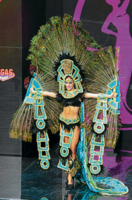 Espléndido show en trajes típicos