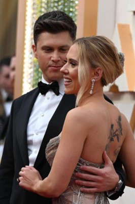 FOTOS: El sensual vestido de Scarlett Johansson que marcó sus curvas en los Oscar 2020