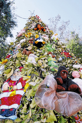 Espíritu navideño en la primera avenida