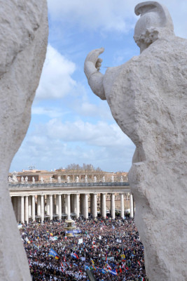 FOTOS: La multitudinaria asunción del Papa Francisco