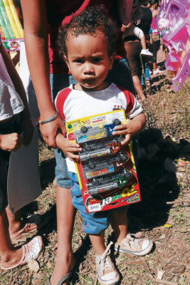 Soli-Diario lleva juguetes a miles de niños pobres