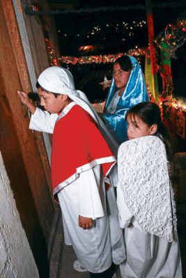 María y José piden posada