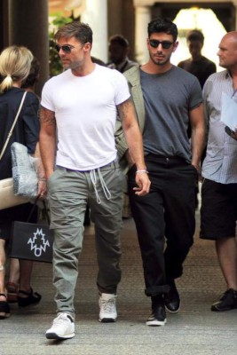 Ricky Martin sigue disfrutando de su nuevo romance en Italia