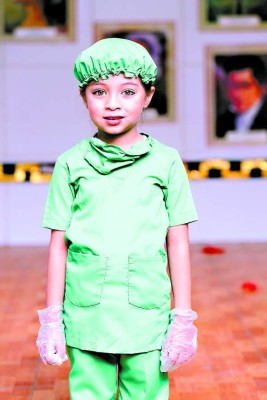 Ellos sueñan con ser los futuros policías, médicos y presidentes