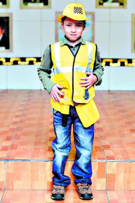 Ellos sueñan con ser los futuros policías, médicos y presidentes