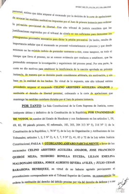 Corte ampara a los exconcejales y envía el expediente al TSC