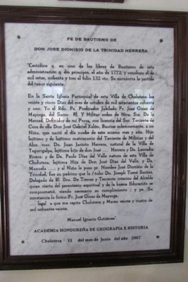 Descubre elementos históricos que guarda la iglesia catedral Inmaculada en Choluteca