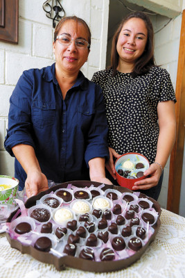 Una pequeña fábrica de chocolates