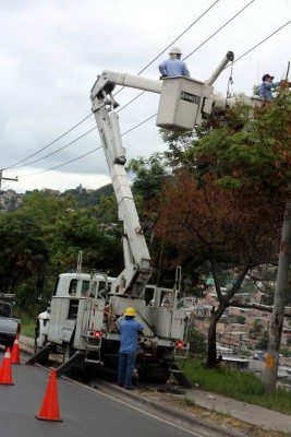 El domingo habrá apagones en 60 barrios y colonias de Tegucigalpa