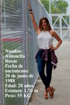 Antonella, una de las 'rosas' que embellece Panamá