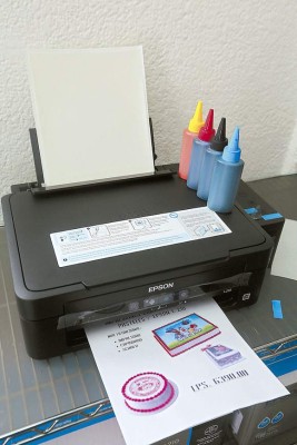 Impresiones con tinta comestible