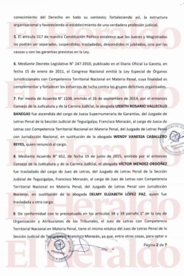 CSJ traslada a jueces de casos de alto impacto a juzgados ordinarios