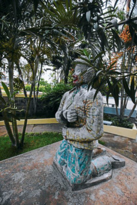 Restauran rostro verde de la capital de Honduras