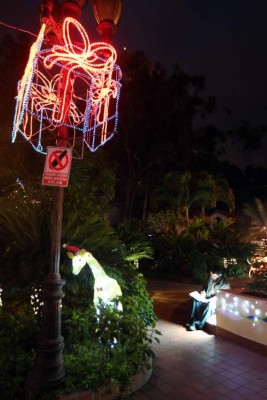 La capital de Honduras se engalana en vísperas de Navidad