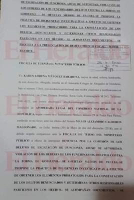 Congreso Nacional denuncia por usurpación de funciones a diputados opositores