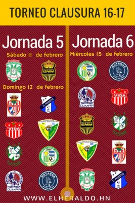 Revisá el calendario completo del torneo Clausura 2017