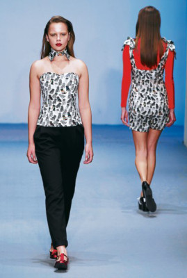 Armonía de colores en las colecciones en Fashion Week México