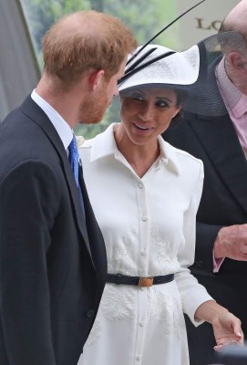 FOTOS: Meghan Markle luce espectacular vestido de Givenchy en su aparición en el Ascot