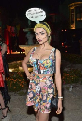 Así fue la fiesta de Halloween en la mansión Playboy