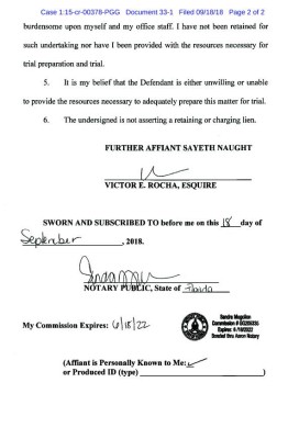 Fredy Renán Nájera, sin brindar recursos para ser defendido en EUA