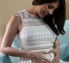 Desde que se enteró de su embarazo Iroshka Elvir se ha mostrado muy contenta y ansiosa por conocer a su bebé.
