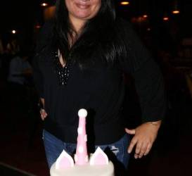 La cumpleañera Pilar Barredo. Foto: EL HERALDO/Jimmy Argueta