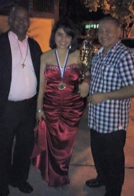Estudiante de Choluteca gana Festival Nacional de la Palma